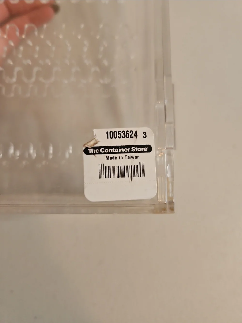 The Container Store Clear Jewelry Rack Earring and Necklace Hooks